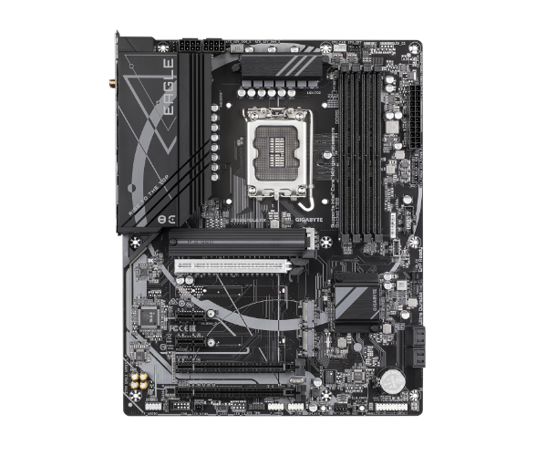 לוח אם Gigabyte Z790 EAGLE AX – LGA 1700 – ערכת שבבים Z790 – ATX – DDR5 – Wi-Fi 6E – PCIe 5.0