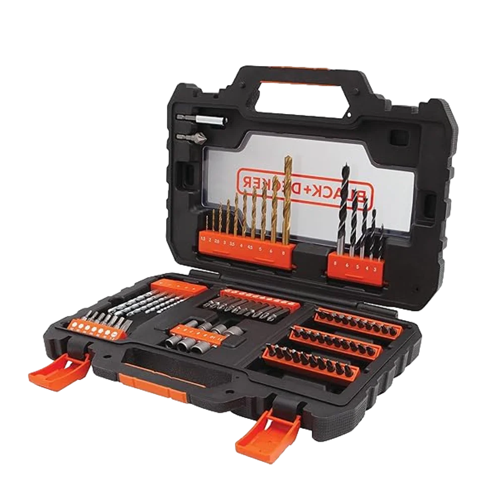 סט 76 חלקים למקדחה דגם A7231-XJ מבית BLACK&DECKER