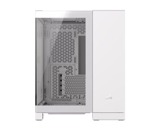 מארז Corsair 2500X Mini-Tower mATX Tempered Glass NO FANS White