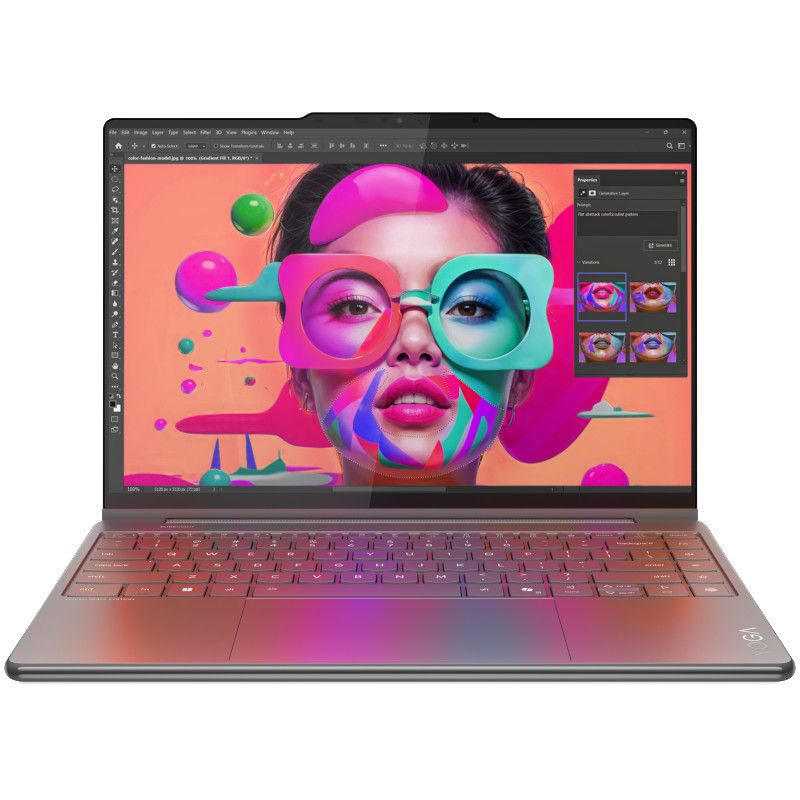 מחשב נייד Lenovo Yoga 9 2-in-1 14ILL10 – מעבד Intel Core Ultra 7 258V – זכרון 32GB – כונן 1TB SSD – מסך 14 2.8K OLED 120Hz מגע – Windows 11 – צבע Luna Grey