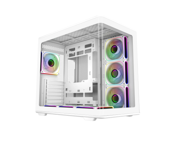 מארז Cooler Master Elite 600 ATX mid-tower USB-C Airflow White