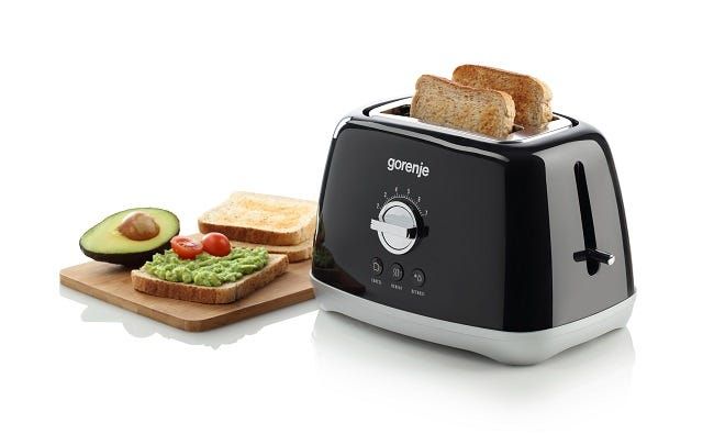 מצנם בצבע שחור gorenje בעיצוב רטרו דגם T900RLBK