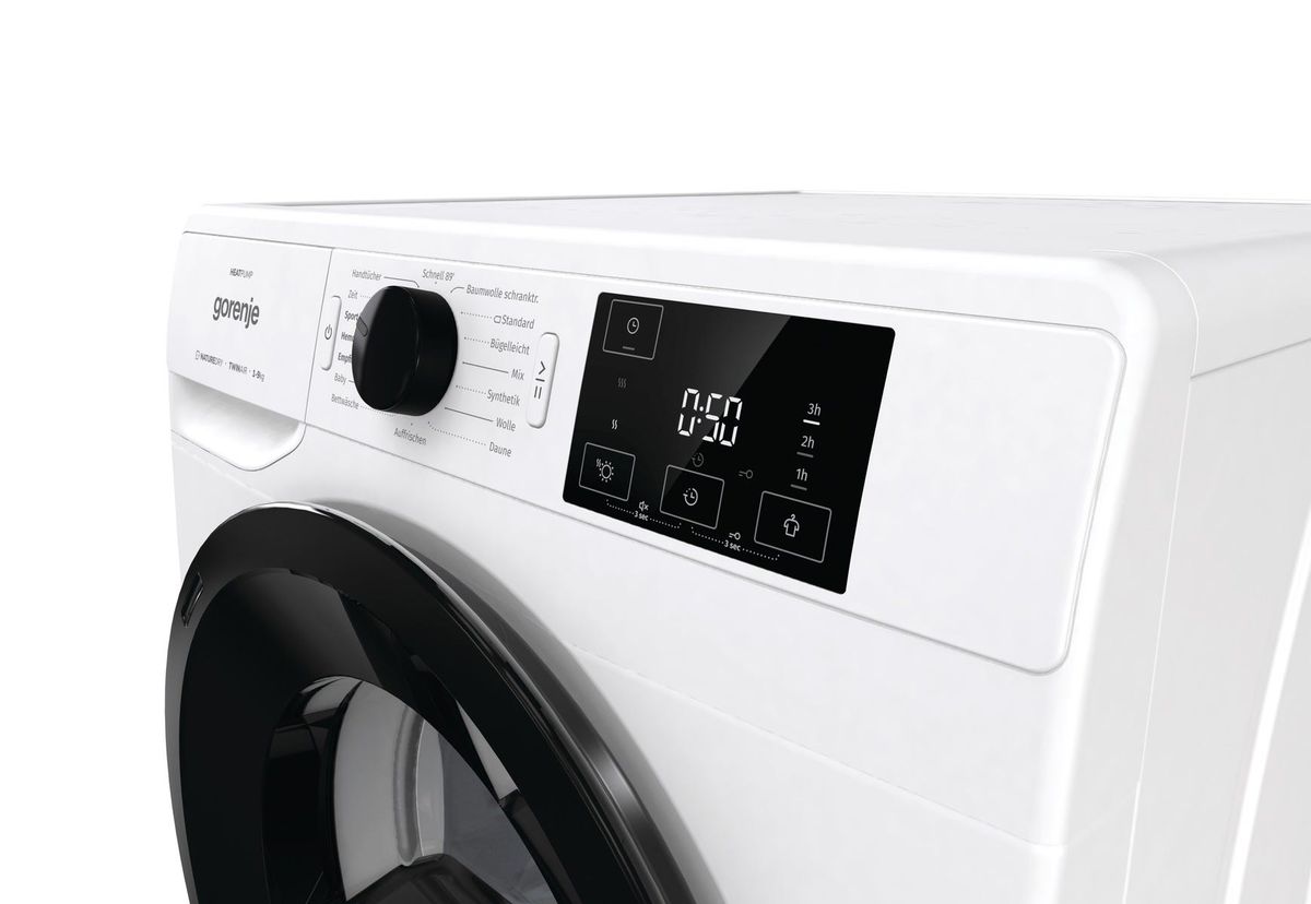 מייבש כביסה  gorenje היט פאמפ 9 קג דגם DNE92 GN