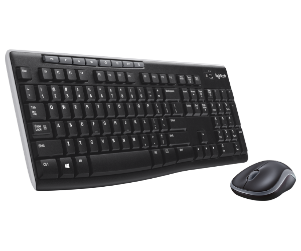 סט מקלדת ועכבר אל חוטי Logitech Wireless Desktop MK270