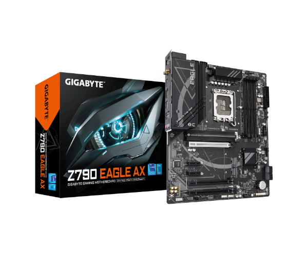לוח אם Gigabyte Z790 EAGLE AX – LGA 1700 – ערכת שבבים Z790 – ATX – DDR5 – Wi-Fi 6E – PCIe 5.0