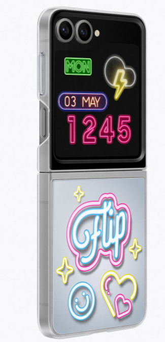 C000001047 כיסוי Z Flip6 Flipsuit Case Transparancy