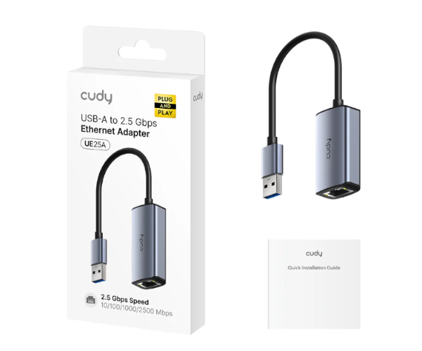 כרטיס רשת CUDY USB-A to 2.5G LAN