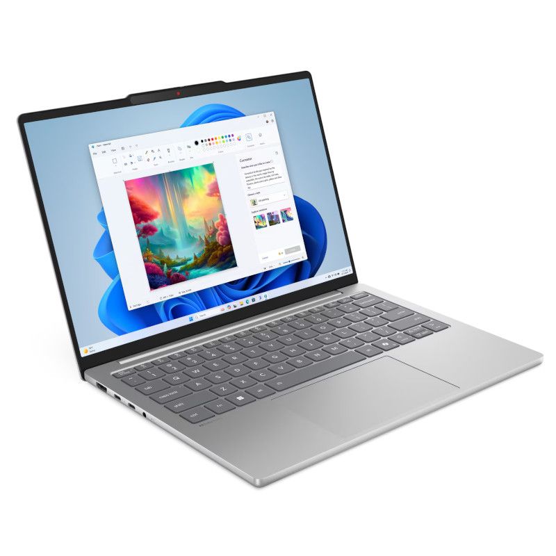 מחשב נייד Lenovo IPS5 13ARP10 – מסך 13.3 אינץ' WUXGA IPS – מעבד AMD Ryzen 7 7735HS – זיכרון 16GB LPDDR5x – אחסון 1TB SSD NVMe – Windows 11 – צבע Cloud Grey