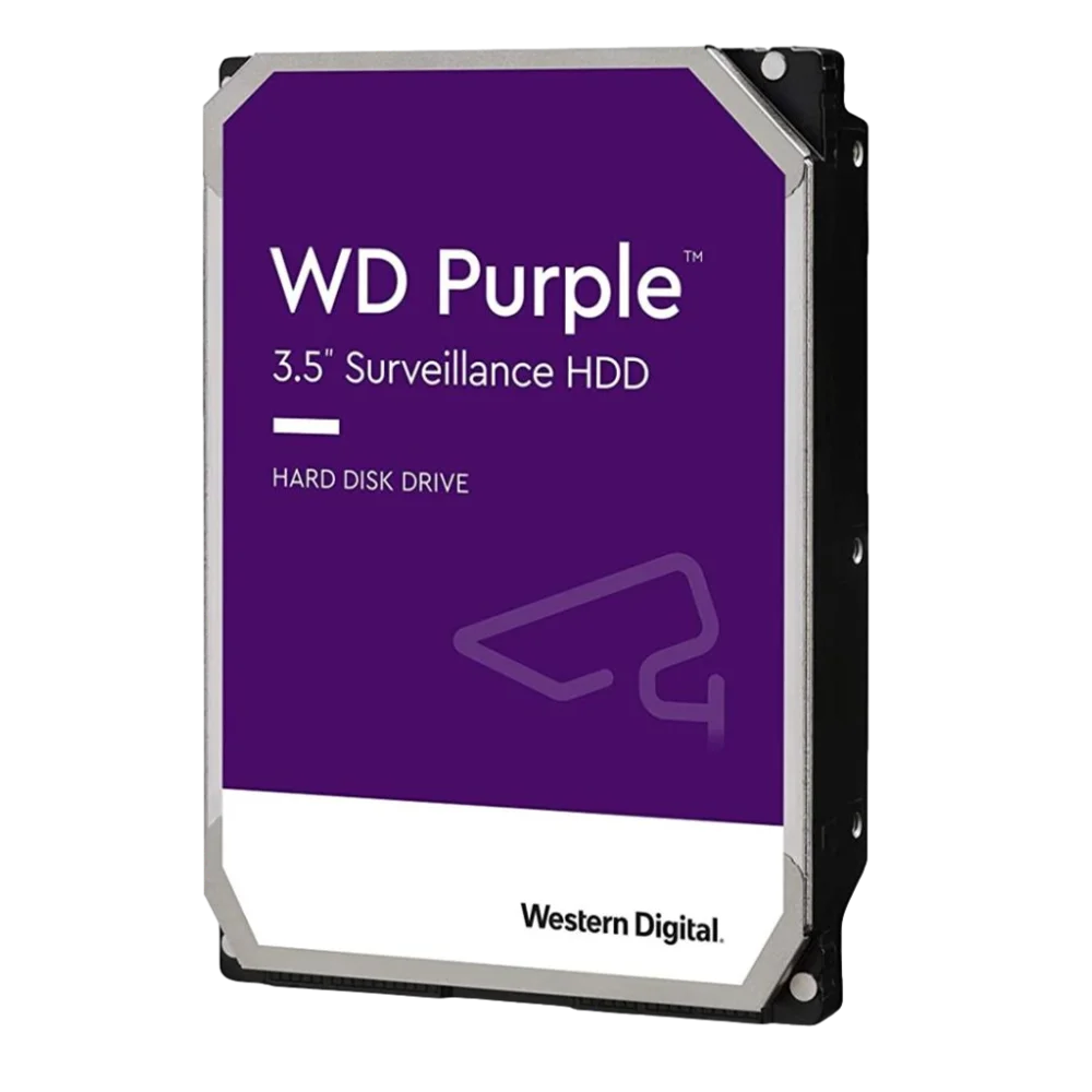 כונן קשיח WD Purple 6TB לאחסון וידאו 3.5 אינץ' באחריות יבואן רשמי