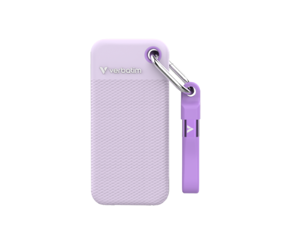 דיסק חיצוני Verbatim Pocket SSD 1TB USB C Gen2 Purple 1000MBps