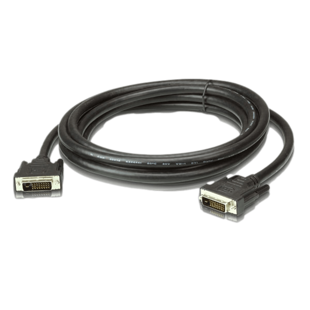 כבל DVI-D ‏ATEN 2L-7D03DD – אורך 3 מטר – Dual-Link – רזולוציה עד 2560x1600 ב-60Hz