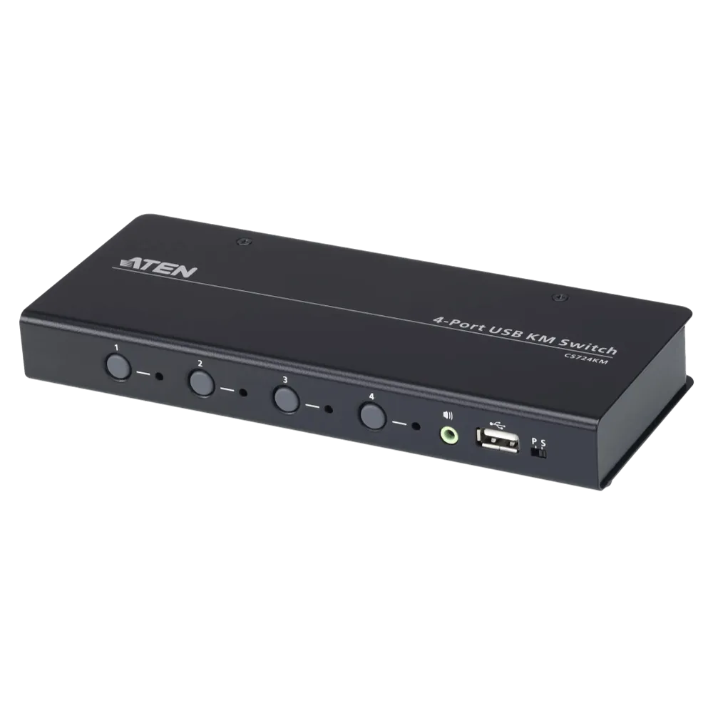 CS724KM 4-PORT USB KM SWITCH מבית ATEN