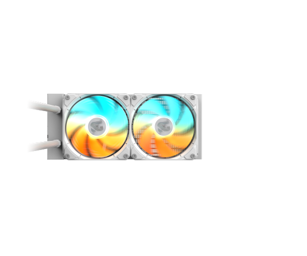 קירור נוזלי כפול Gigabyte Gaming 240 ICE 2XARGB 120MM Fan White