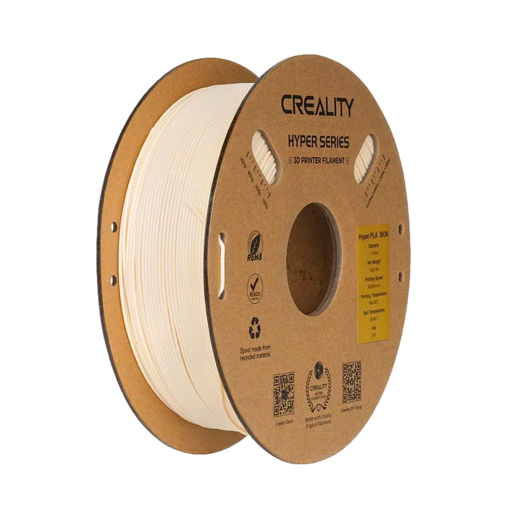 סליל פילמנט PLA 1.75 מ"מ בצבע גוף למדפסות Creality 3D - 1 ק"ג באחריות יבואן רשמי