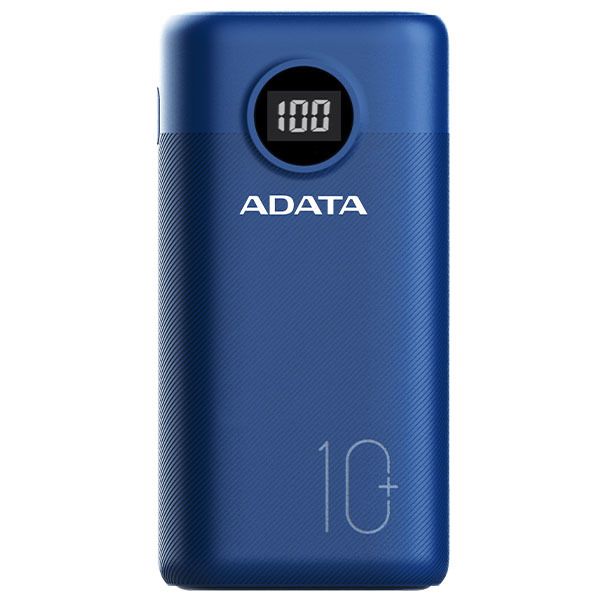ADATA AP10000QCD 10,000mAh Power Bank USB Blue