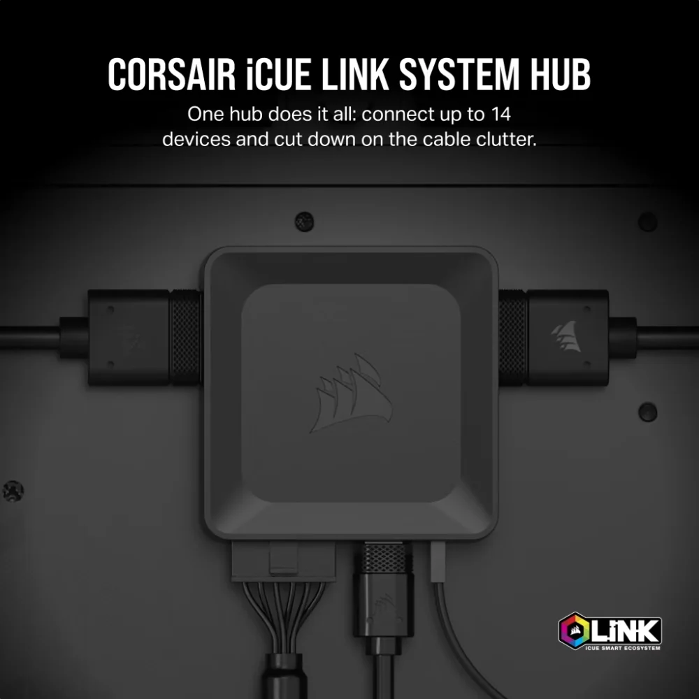 בקר תאורה Corsair iCUE Lighting Node PRO RGB – 4 פסי תאורה – 40 נוריות LED – שליטה בתוכנת iCUE