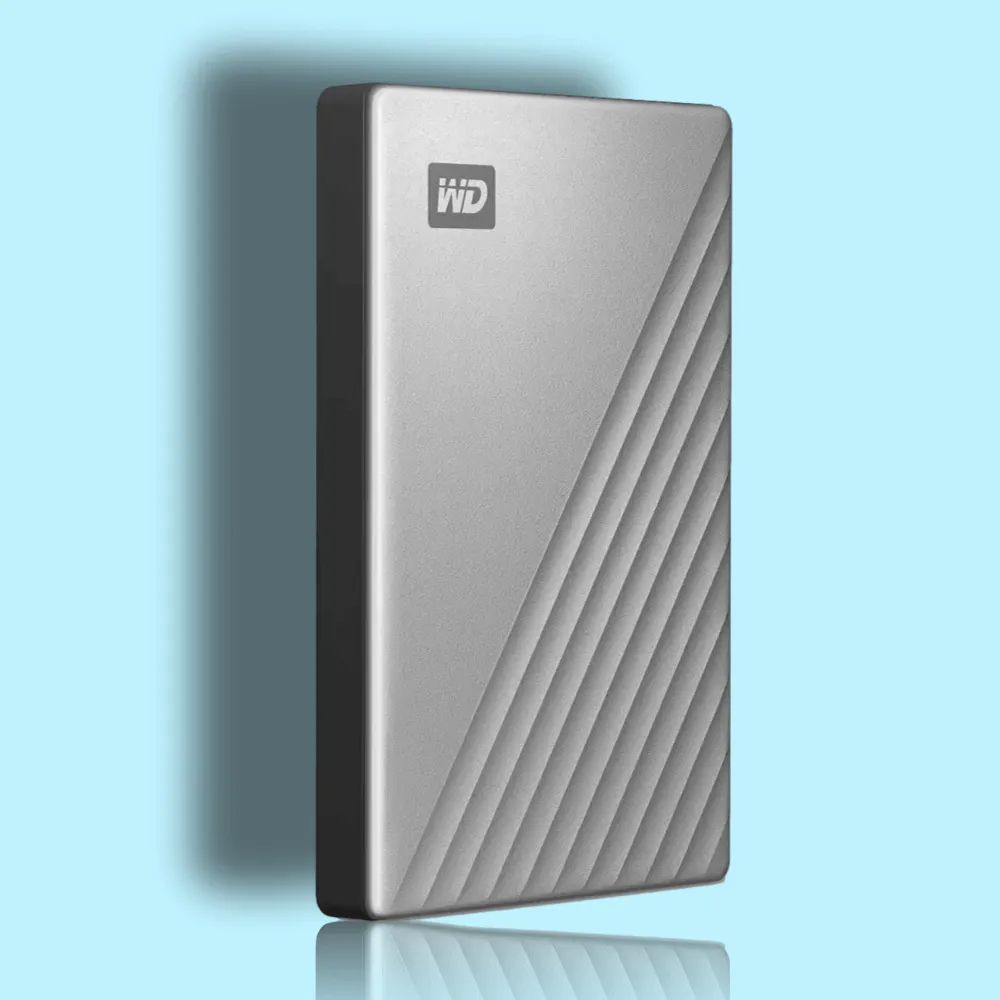 כונן חיצוני WD My Passport Ultra 2TB - צבע כחול