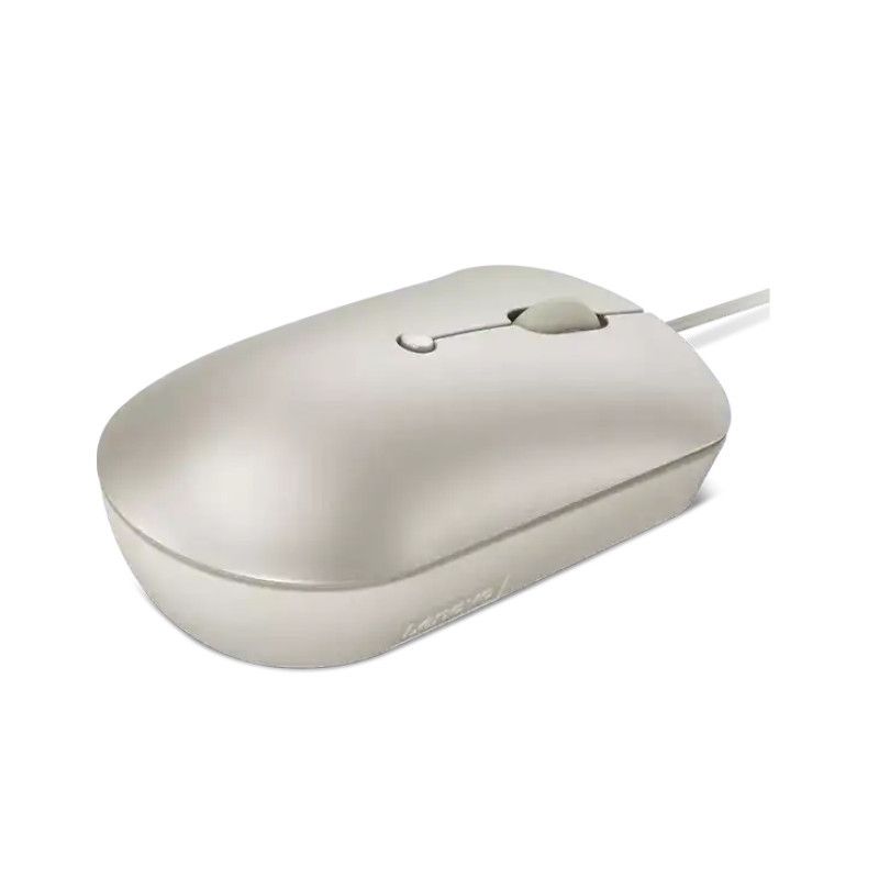 עכבר חוטי Lenovo 540 USB-C – עד 2400 DPI – Sand