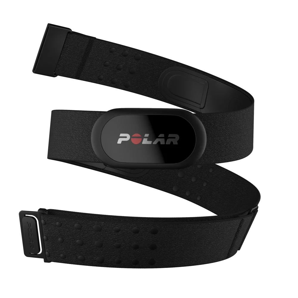 רצועת דופק לחזה Polar H10 – Bluetooth ו-ANT+ – עמידות במים עד 30 מטר – זיכרון מובנה – סוללה עד 400 שעות – מידות M-XXL – צבע שחור – אחריות שנתיים