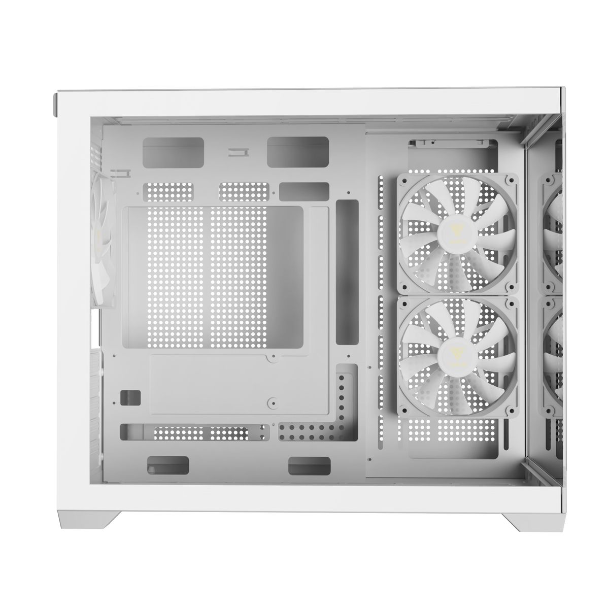מארז מחשב לבן GAMDIAS AURA GC10M V2 ARGB WH