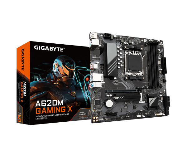 לוח אם Gigabyte A620M GAMING X 2.0 AMD AM5 Micro-ATX