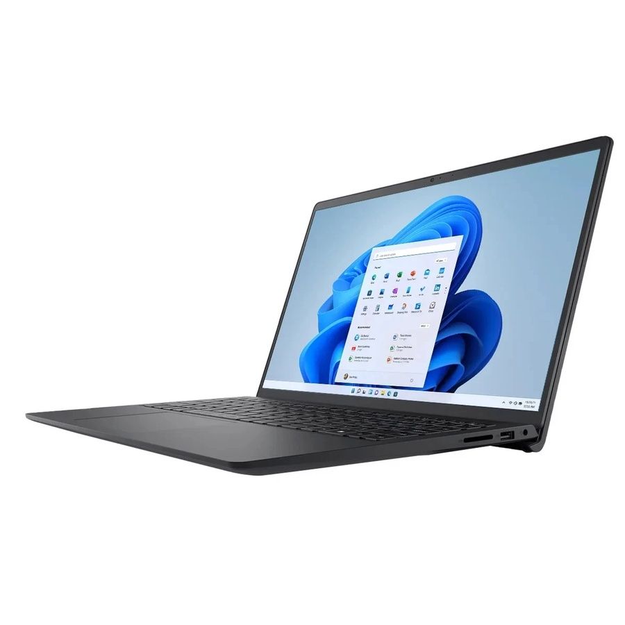 מחשב נייד Dell Notebook – מסך מגע 15.6" FHD – מעבד Intel Core i5-1334U – זיכרון 24GB – אחסון 512GB SSD – Windows 11 – Carbon Black – 3 שנות אחריות