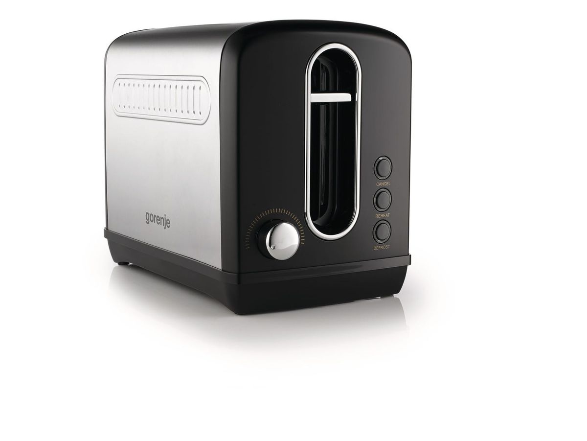 מצנם בצבע שחור gorenje בעיצוב קלאסי דגם T1100CLBK