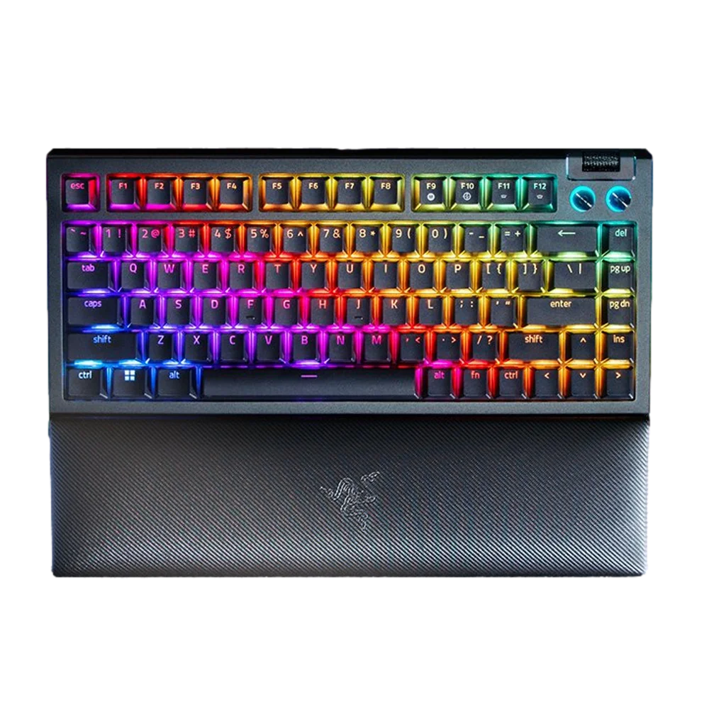 מקלדת גיימינג מכאנית Razer BlackWidow V4 75% – Hot-Swap – שחור