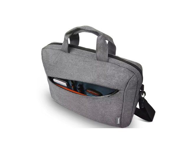 תיק צד אפור לנייד LENOVO Laptop Casual Toploader T210