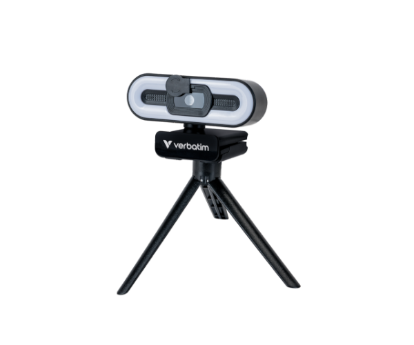 מצלמה Verbatim AWC-02 FHD 1080P Autofocus with Mic and Light