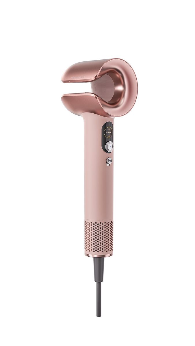 מעצב שיער Aero C – הספק 1800W – מנוע 110,000 סל"ד – טכנולוגיית פלזמה 360° – 3 פיות עיצוב – צבע ורוד