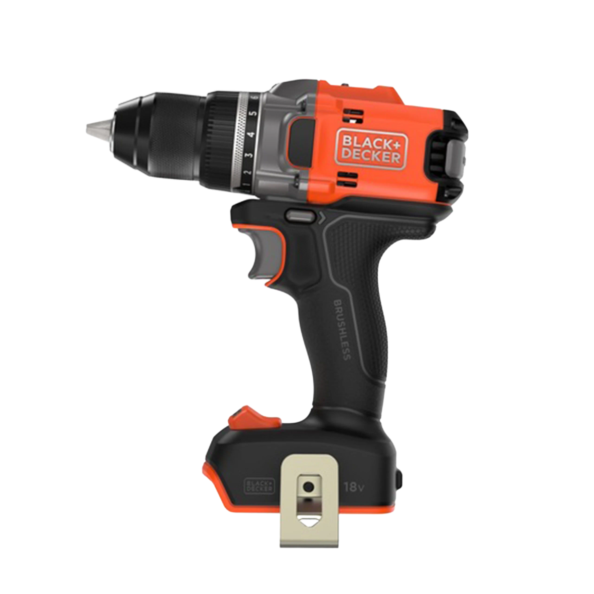 מקדחה מברגה נטענת 18V ללא פחמים – גוף בלבד דגם BLD682XN-XJ מבית BLACK+DECKER