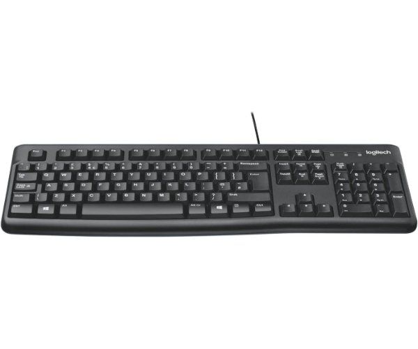 מקלדת לוגיטק חוטית עברית אנגלית LOGITECH K120