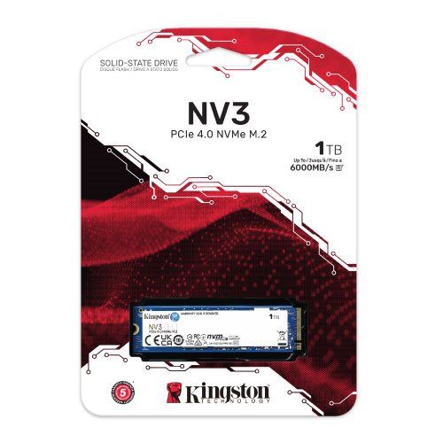 Kingston NV3 1TB SSD PCIe 4.0 NVMe M.2 2280