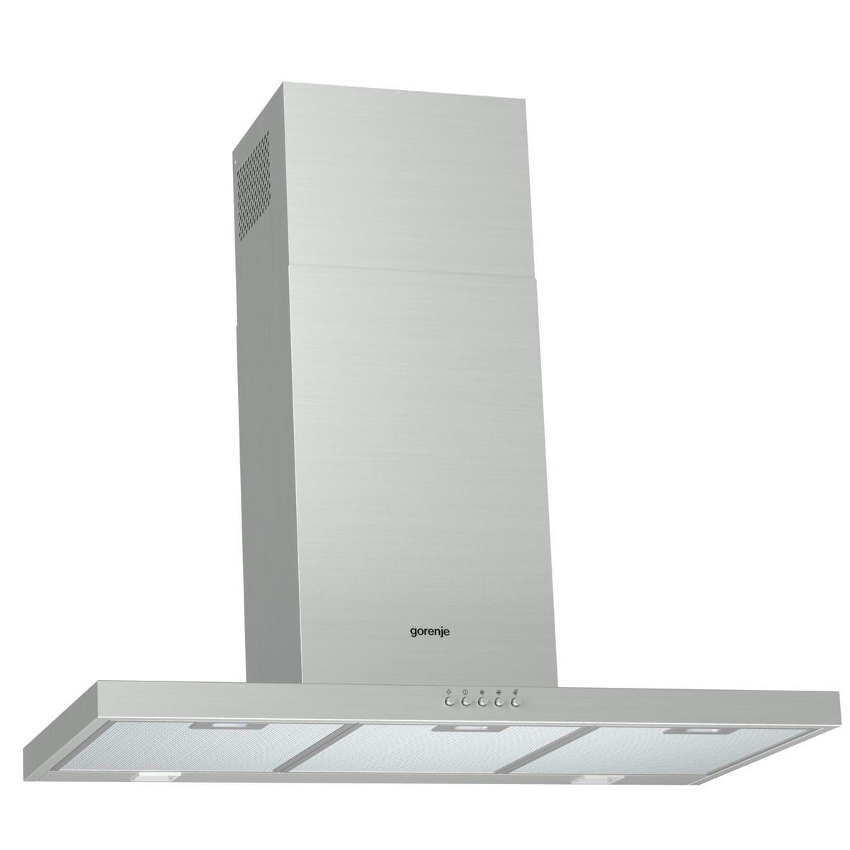 קולט אדים צמוד קיר gorenje בגימור נירוסטה דגם WHT923E5X