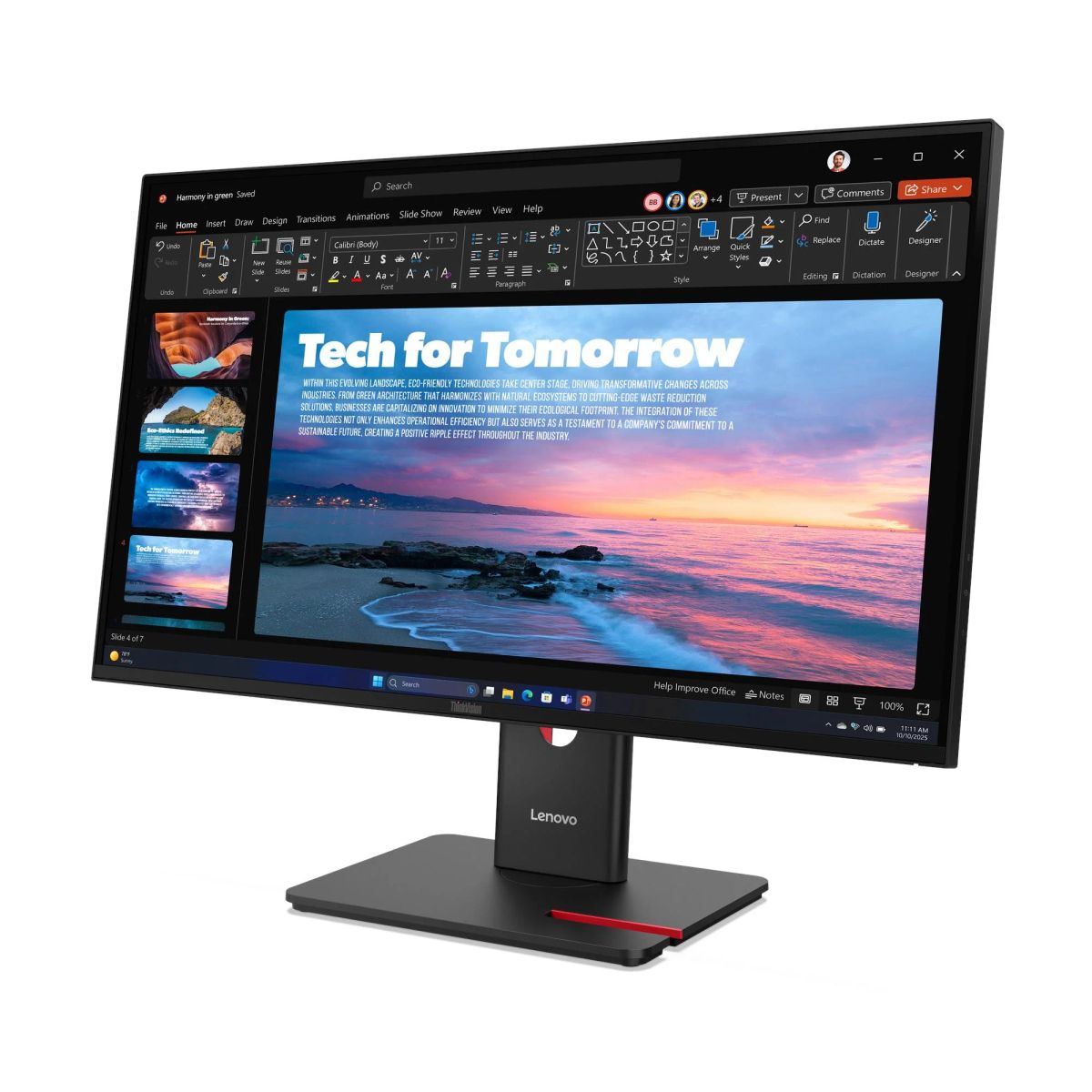 LENOVO ThinkVision T27QD-40 |2560x1440|RJ45|3Y