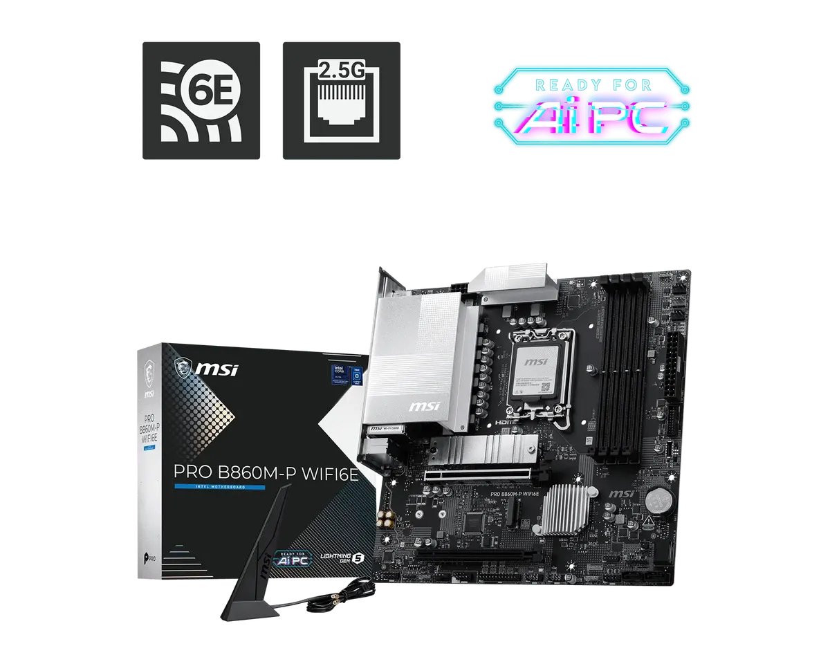 לוח אם PRO B860M-P WIFI6E