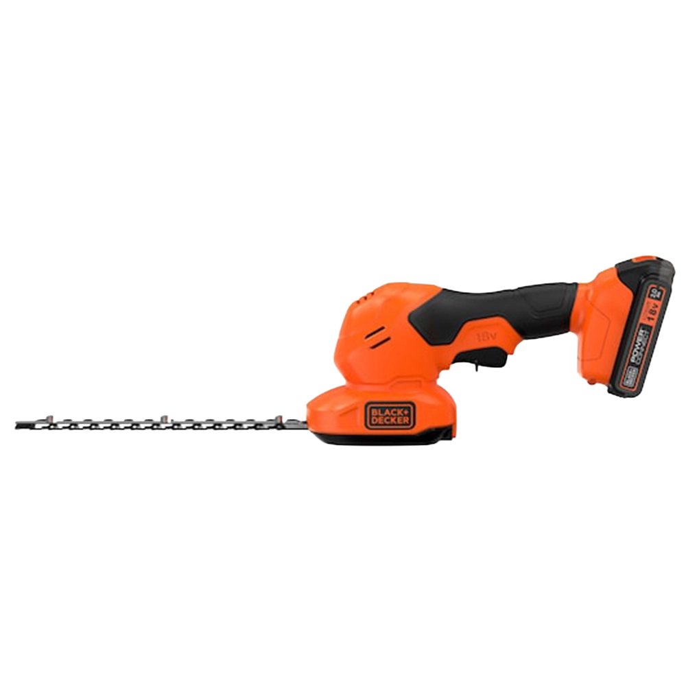 גוזם שיחים נטענת Black+Decker BCSS18D1-QW 18V– סוללה אמפר 2.0