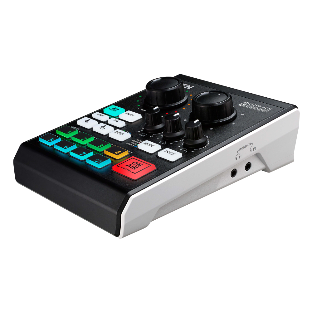 UC8000 Podcast AI Audio Mixer ATEN