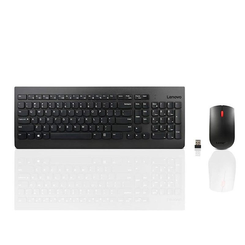סט מקלדת ועכבר אלחוטי Lenovo 510 Combo – 2.4GHz, עכבר אופטי 1200DPI, עברית/אנגלית