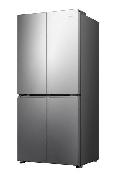 מקרר Hisense ארבע דלתות הפוך בנפח 483 ליטר נטו דגם  RQ58BS  בצבע נירוסטה