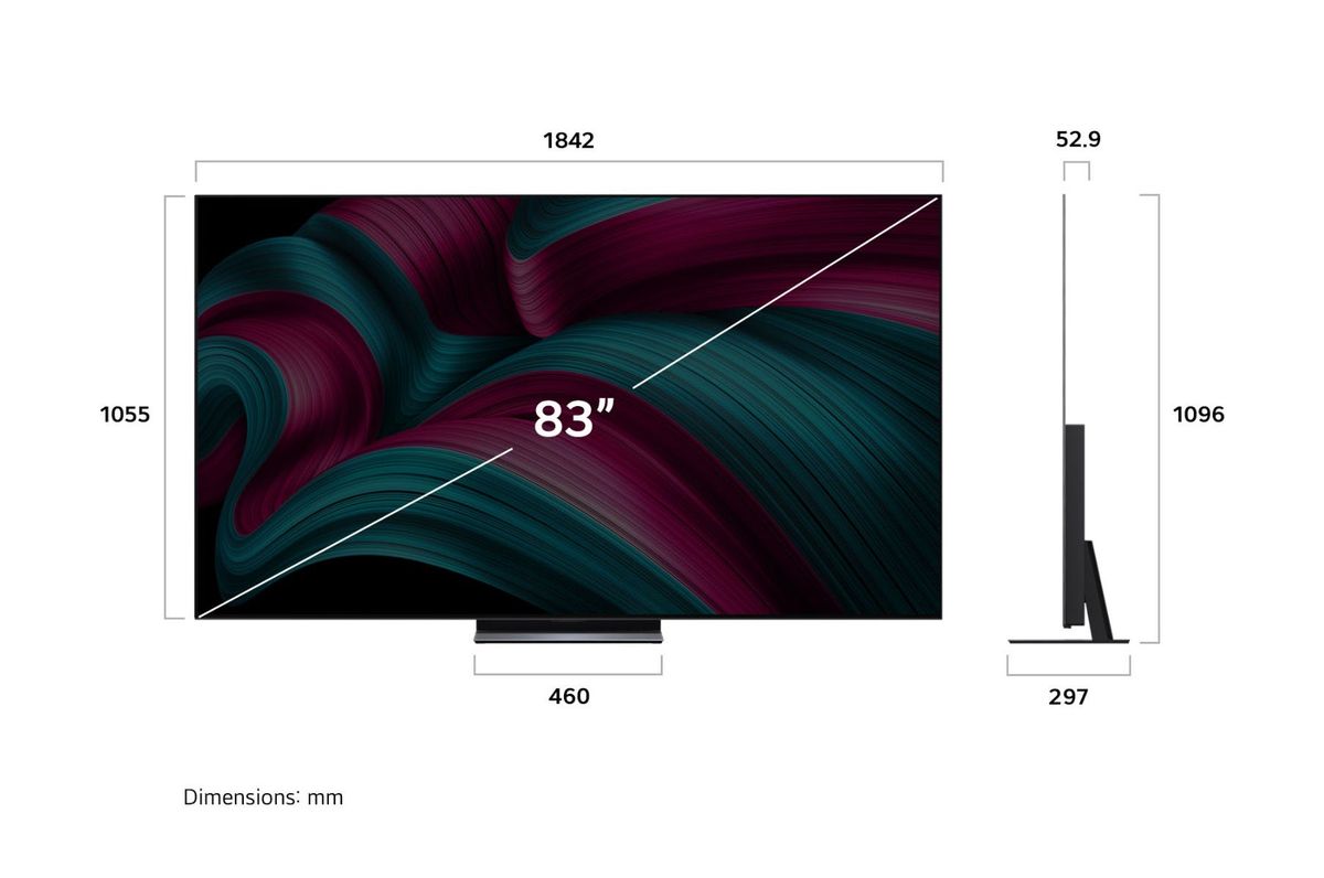 טלוויזיה 83 חכמה LG OLED evo ברזולוציית 4K דגם: OLED83C56LA