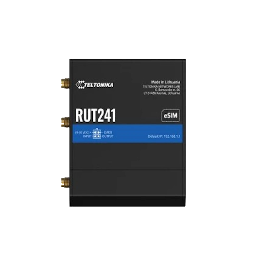 נתב תעשייתי ™LTE eSIM מתקדם RUT241 מבית TELTONIKA