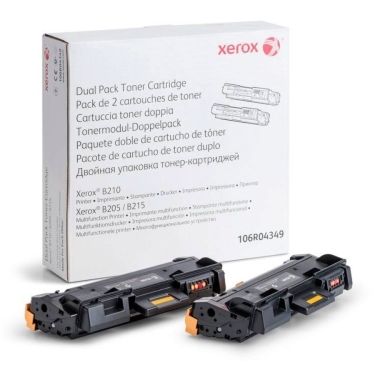 Dual Pack for Black Toner for Xerox B210   B215