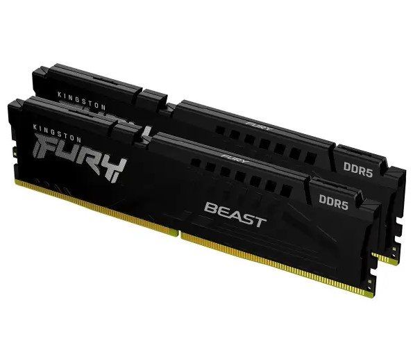 זיכרון Kingston FURY Beast Black DDR5 32GB (2x16GB) 6000MT/s CL30 EXPO