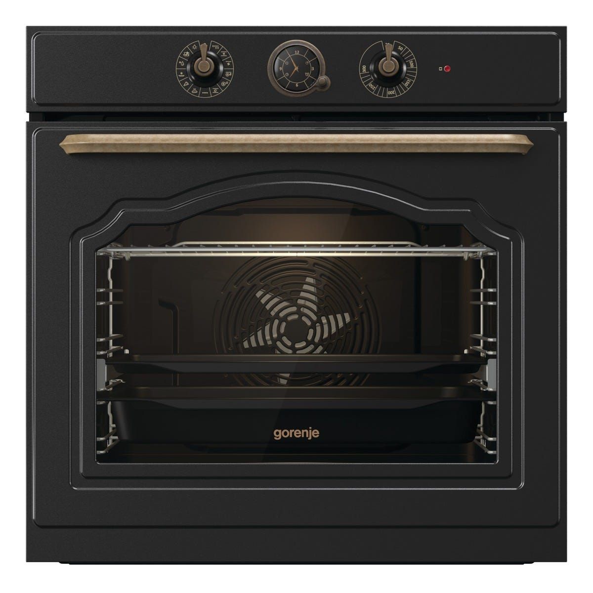 תנור בנוי gorenje בגימור שחור דגם BOS67372CLB