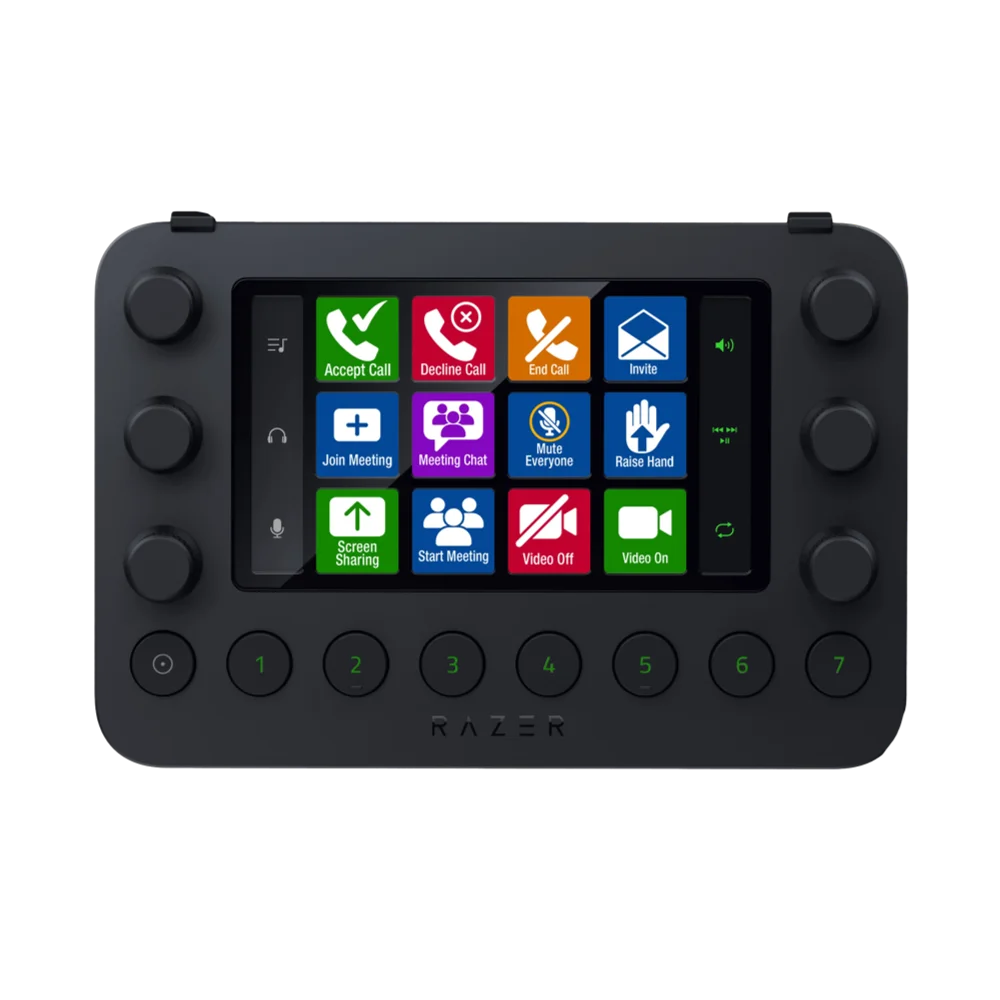 מצלמת רשת Razer Kiyo – 720p ב-60fps או Full HD 1080p ב-30fps – טבעת תאורה מובנית עם בהירות מתכווננת – מיקרופון מובנה – חיבור USB 2.0 – צבע שחור