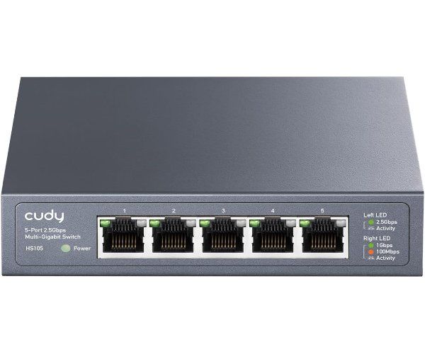 מתג Cudy 5 Port 2.5GB Unmanged Switch