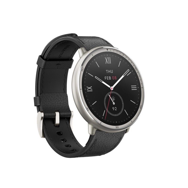 שעון חכם Amazfit דגם Active 2 Premium edition בצבע שחור