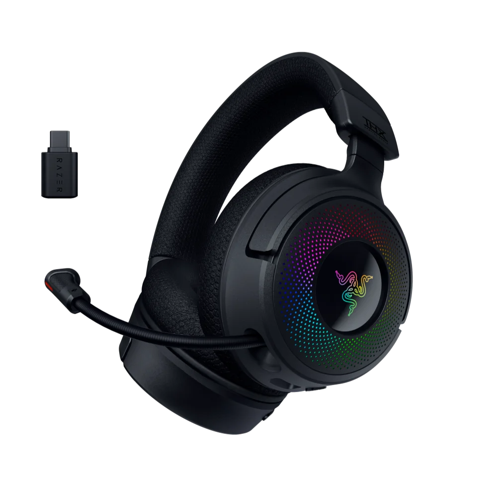 אוזניות אלחוטיות RAZER KRAKEN V4 Wireless RGB
